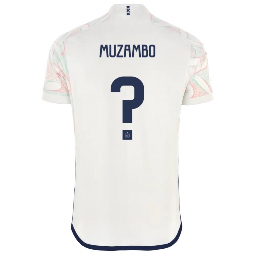 Niño Camiseta Stanis Idumbo Muzambo #0 Blanco 2ª Equipación 2023/24 La Camisa