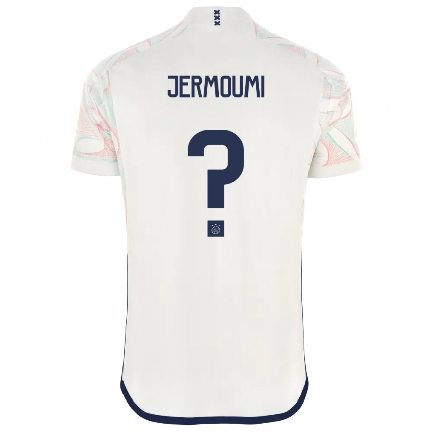 Niño Camiseta Diyae Jermoumi #0 Blanco 2ª Equipación 2023/24 La Camisa
