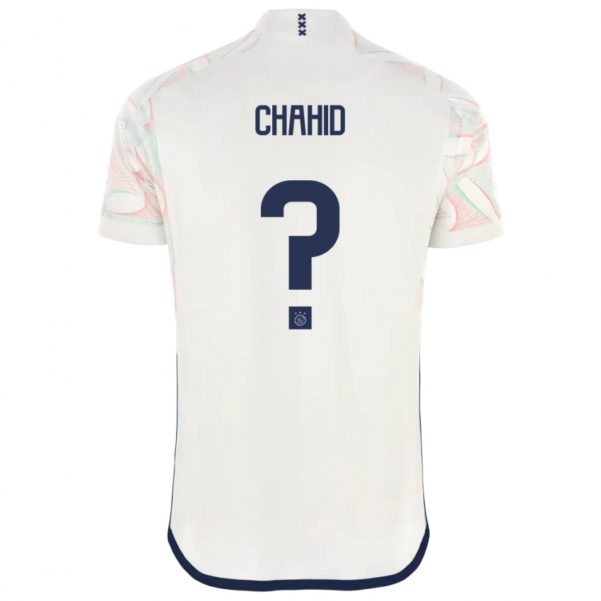 Niño Camiseta Rida Chahid #0 Blanco 2ª Equipación 2023/24 La Camisa