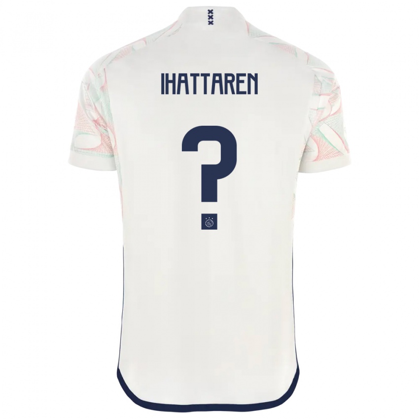 Niño Camiseta Mohamed Ihattaren #0 Blanco 2ª Equipación 2023/24 La Camisa