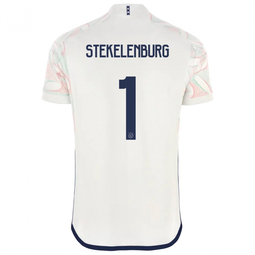 Niño Camiseta Maarten Stekelenburg #1 Blanco 2ª Equipación 2023/24 La Camisa