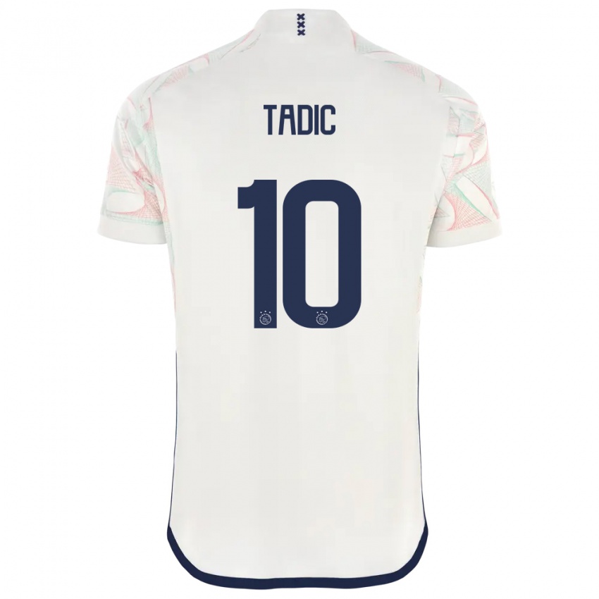 Niño Camiseta Dusan Tadic #10 Blanco 2ª Equipación 2023/24 La Camisa
