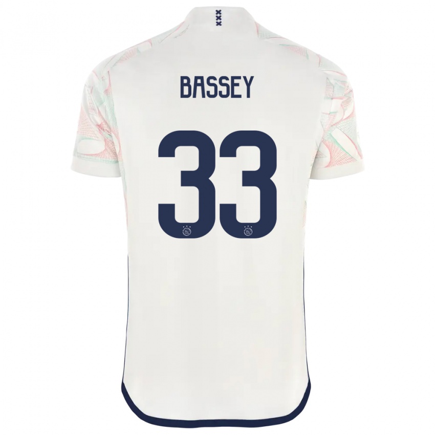 Niño Camiseta Calvin Bassey #33 Blanco 2ª Equipación 2023/24 La Camisa