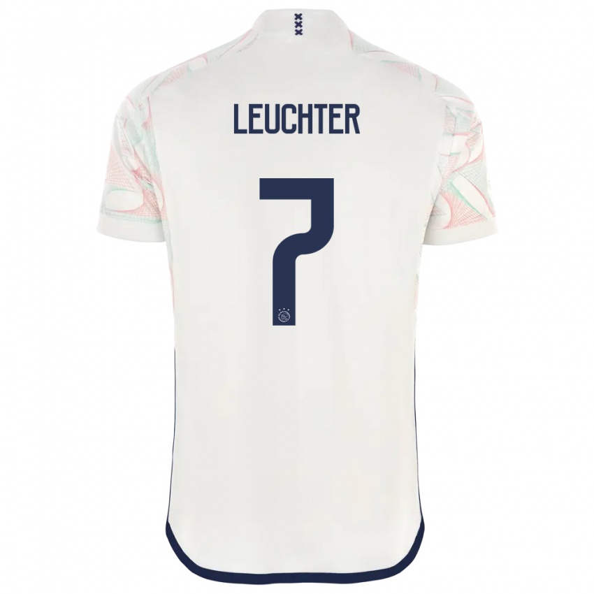 Niño Camiseta Romée Leuchter #7 Blanco 2ª Equipación 2023/24 La Camisa