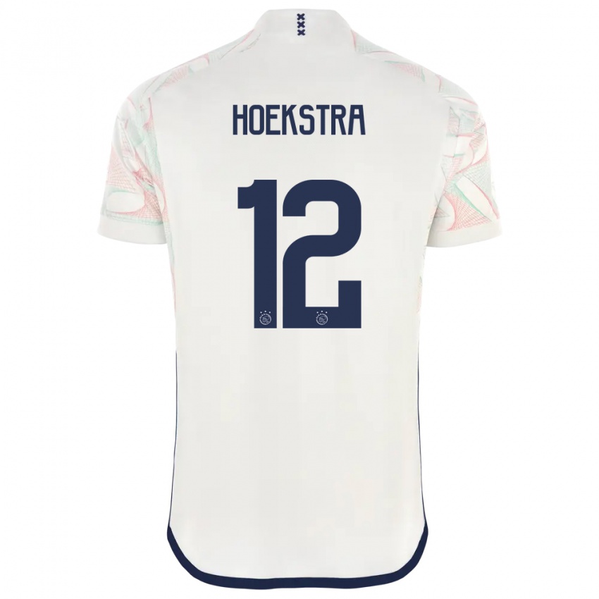 Niño Camiseta Isabelle Hoekstra #12 Blanco 2ª Equipación 2023/24 La Camisa