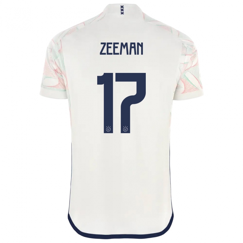 Niño Camiseta Kelly Zeeman #17 Blanco 2ª Equipación 2023/24 La Camisa