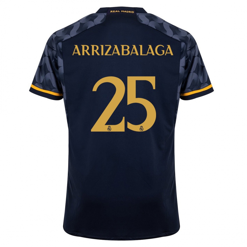 Niño Camiseta Kepa Arrizabalaga #25 Azul Oscuro 2ª Equipación 2023/24 La Camisa