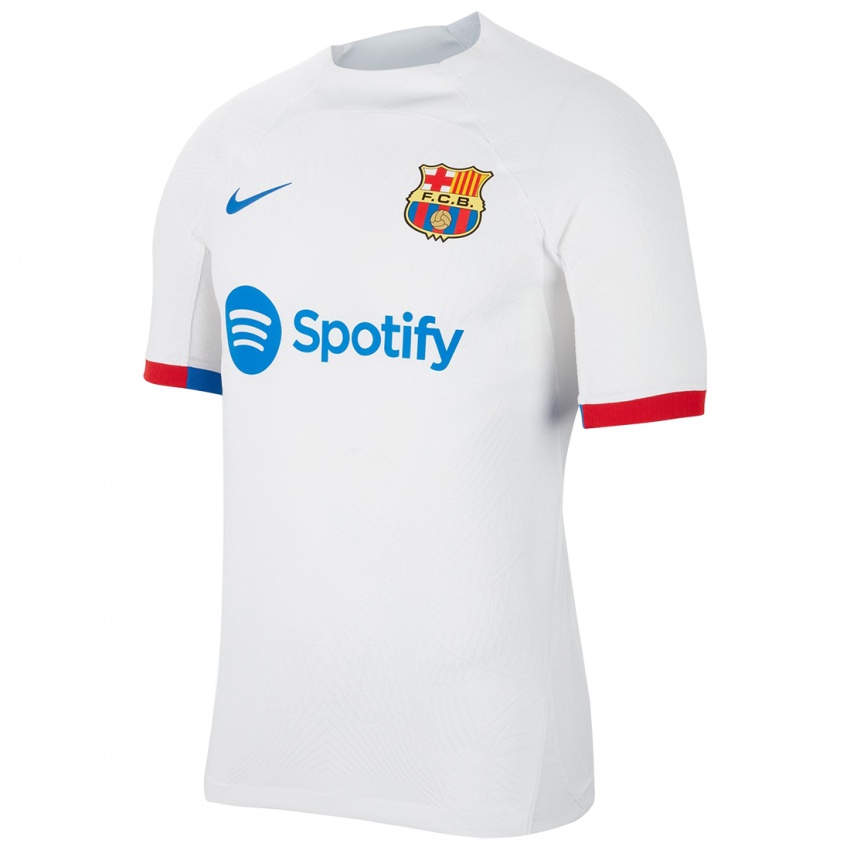 Niño Camiseta Oriol Romeu #18 Blanco 2ª Equipación 2023/24 La Camisa