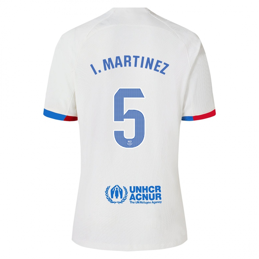 Niño Camiseta Iñigo Martínez #5 Blanco 2ª Equipación 2023/24 La Camisa