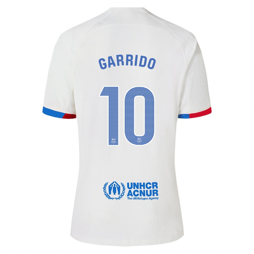 Niño Camiseta Aleix Garrido #10 Blanco 2ª Equipación 2023/24 La Camisa