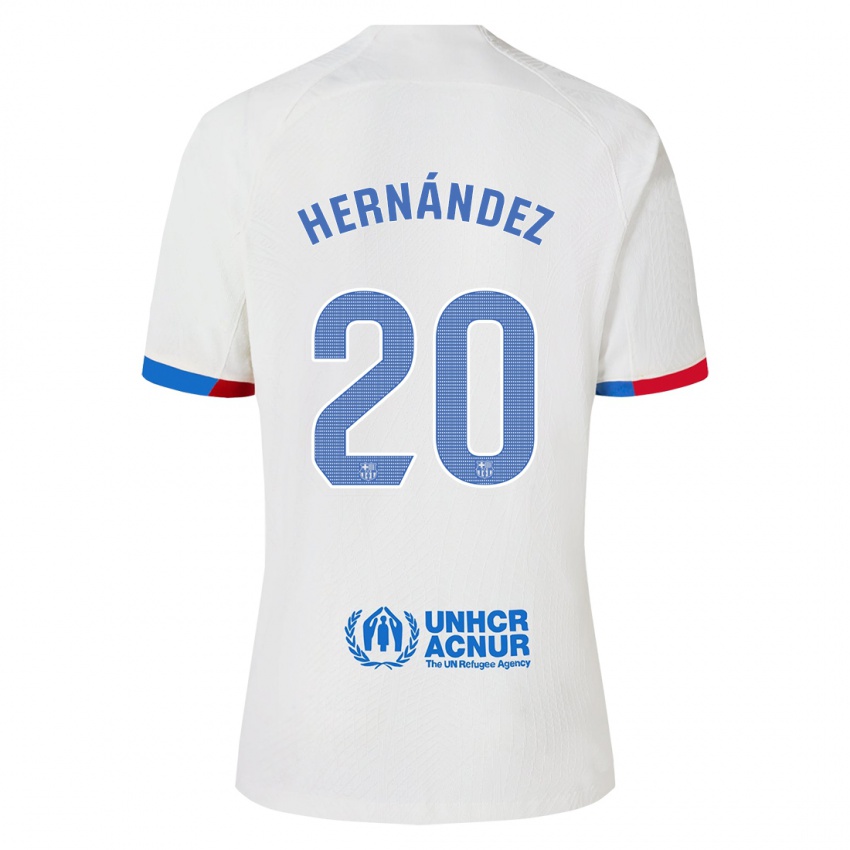 Niño Camiseta Unai Hernández #20 Blanco 2ª Equipación 2023/24 La Camisa