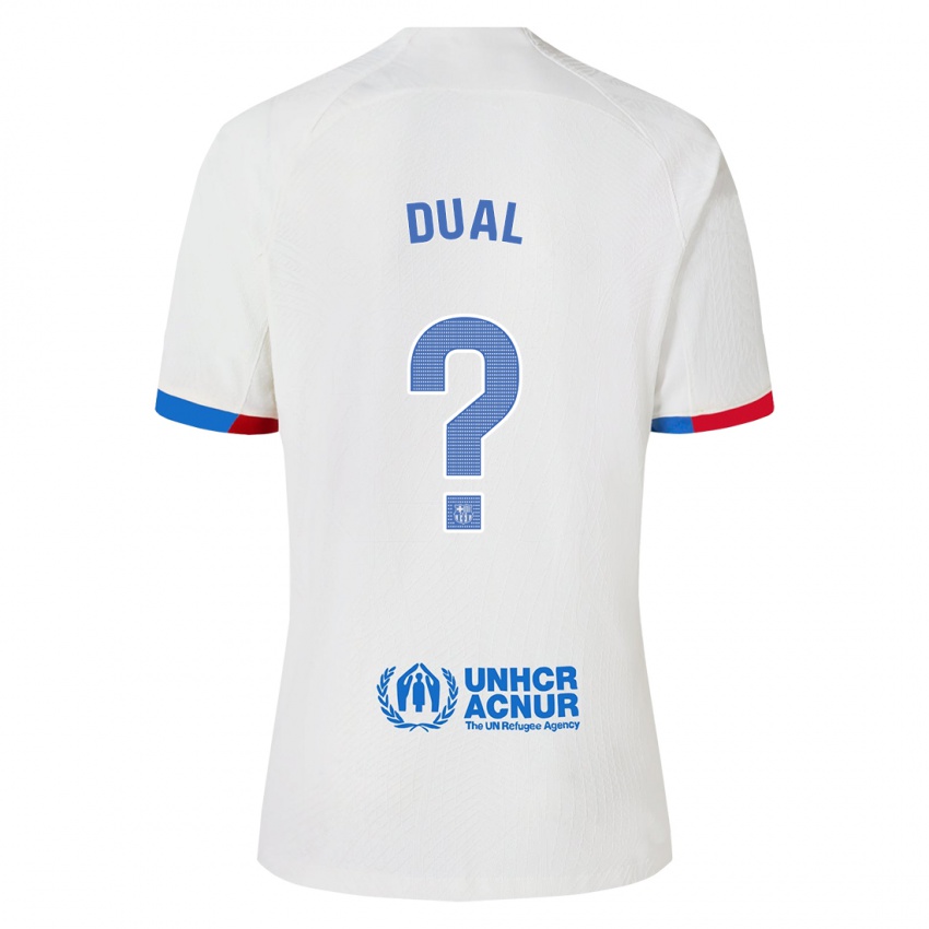 Niño Camiseta Wesley Dual #0 Blanco 2ª Equipación 2023/24 La Camisa