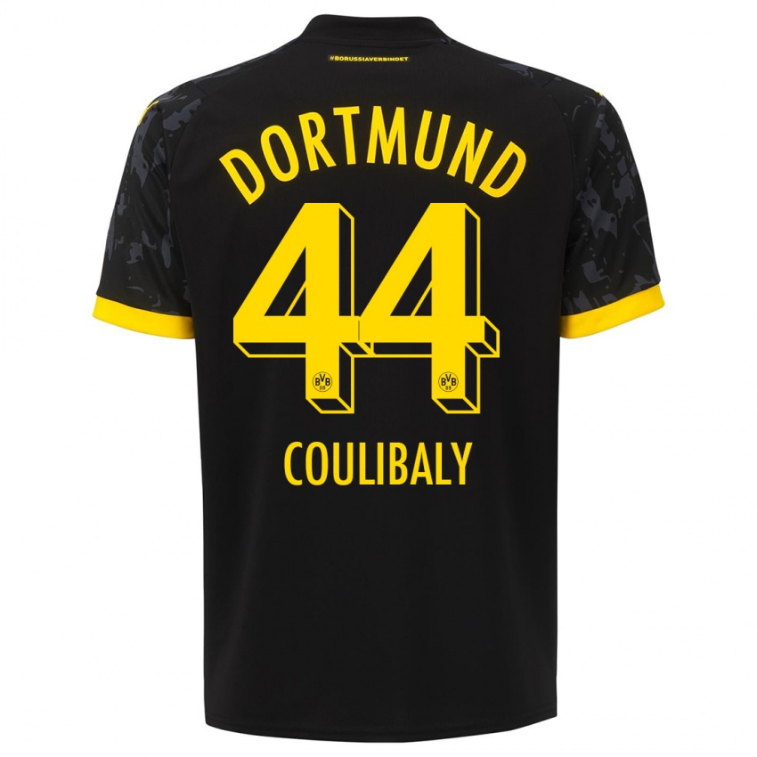Niño Camiseta Soumaila Coulibaly #44 Negro 2ª Equipación 2023/24 La Camisa