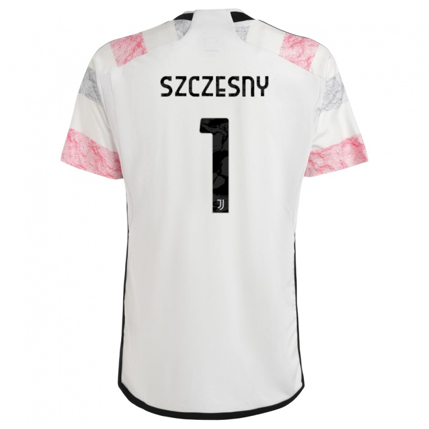Niño Camiseta Wojciech Szczesny #1 Blanco Rosa 2ª Equipación 2023/24 La Camisa