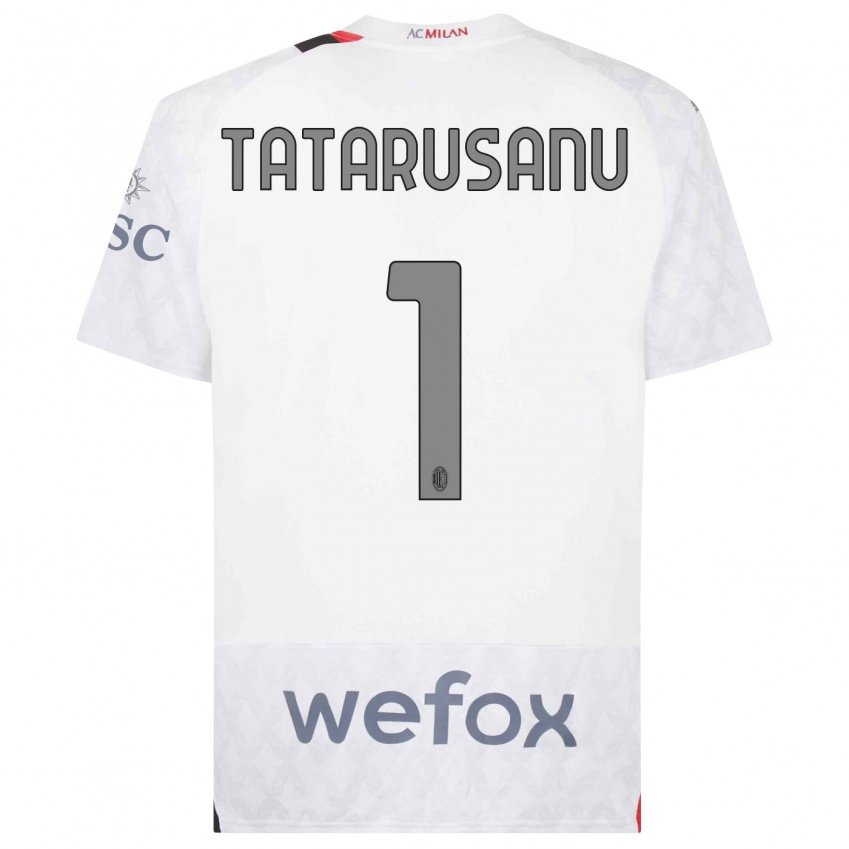 Niño Camiseta Ciprian Tatarusanu #1 Blanco 2ª Equipación 2023/24 La Camisa