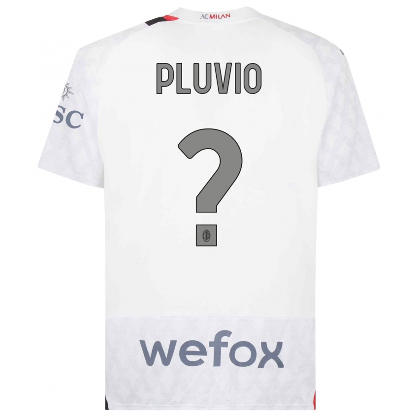 Niño Camiseta Nicholas Pluvio #0 Blanco 2ª Equipación 2023/24 La Camisa