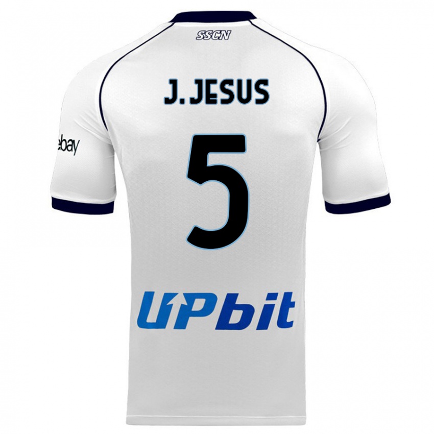 Niño Camiseta Juan Jesus #5 Blanco 2ª Equipación 2023/24 La Camisa