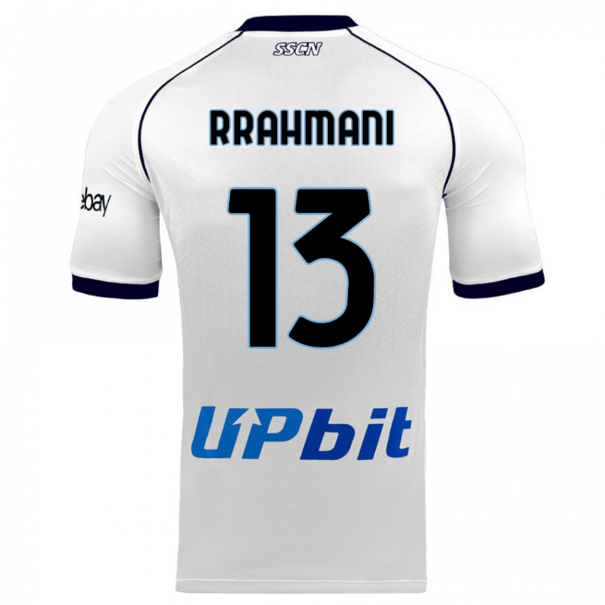 Niño Camiseta Amir Rrahmani #13 Blanco 2ª Equipación 2023/24 La Camisa