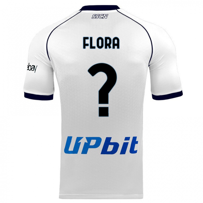 Niño Camiseta Massimiliano Flora #0 Blanco 2ª Equipación 2023/24 La Camisa