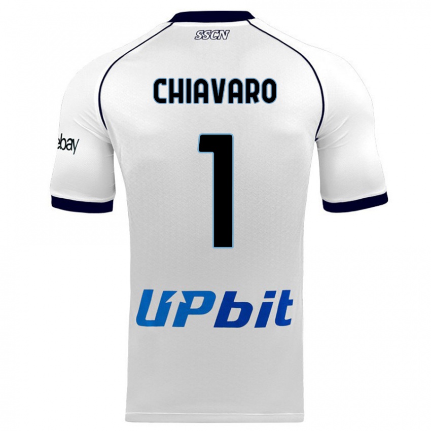 Niño Camiseta Kelly Chiavaro #1 Blanco 2ª Equipación 2023/24 La Camisa