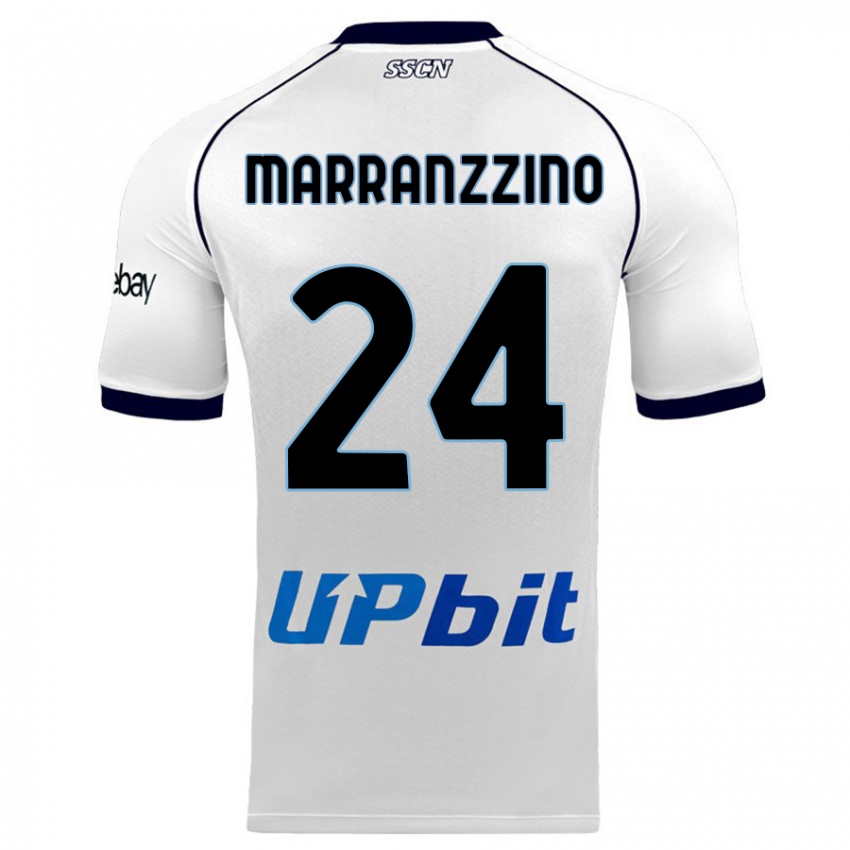 Niño Camiseta Pasquale Marranzzino #24 Blanco 2ª Equipación 2023/24 La Camisa