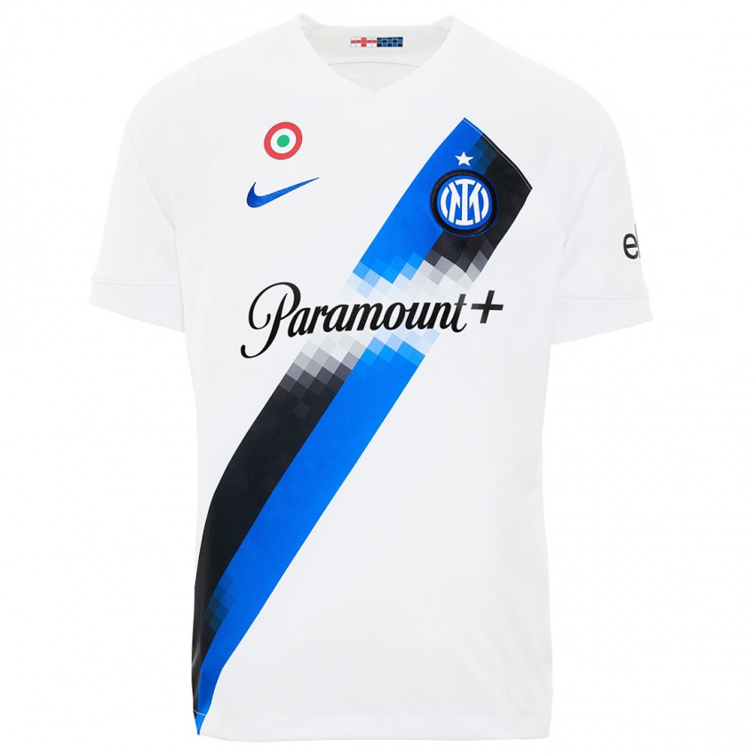 Niño Camiseta Francesco Acerbi #15 Blanco 2ª Equipación 2023/24 La Camisa
