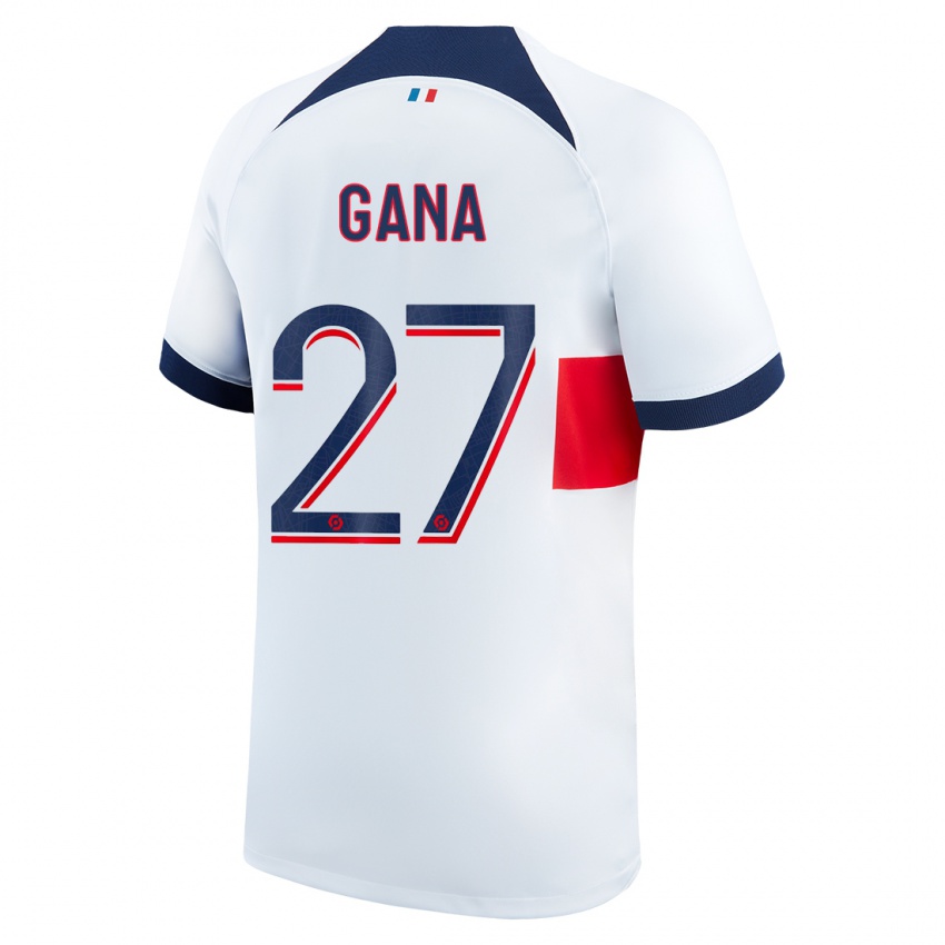 Niño Camiseta Idrissa Gana Gueye #27 Blanco 2ª Equipación 2023/24 La Camisa