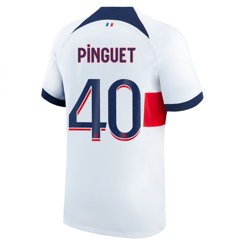 Niño Camiseta Alice Pinguet #40 Blanco 2ª Equipación 2023/24 La Camisa