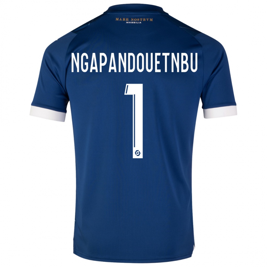 Niño Camiseta Simon Ngapandouetnbu #1 Azul Oscuro 2ª Equipación 2023/24 La Camisa