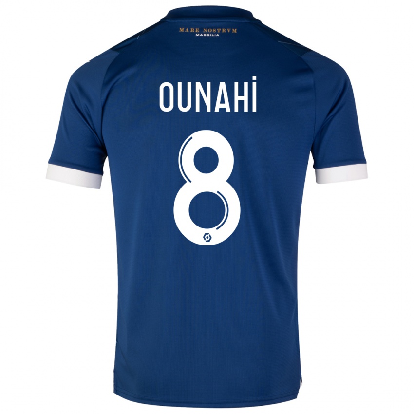 Niño Camiseta Azzedine Ounahi #8 Azul Oscuro 2ª Equipación 2023/24 La Camisa
