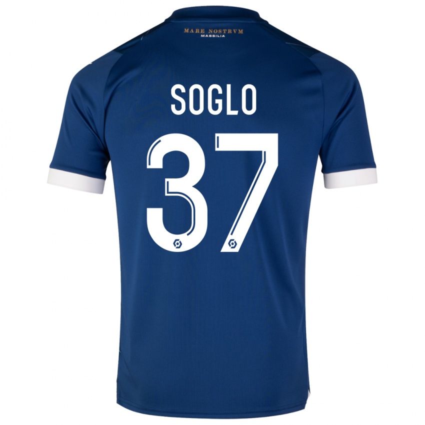 Niño Camiseta Emran Soglo #37 Azul Oscuro 2ª Equipación 2023/24 La Camisa