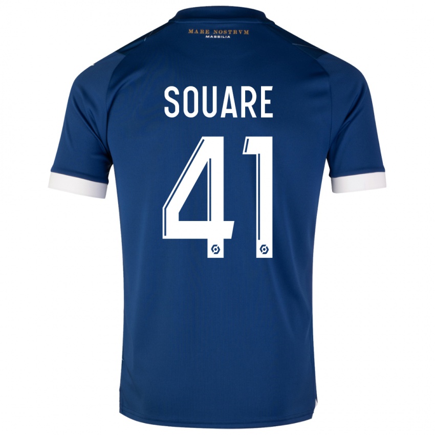 Niño Camiseta Cheick Souare #41 Azul Oscuro 2ª Equipación 2023/24 La Camisa