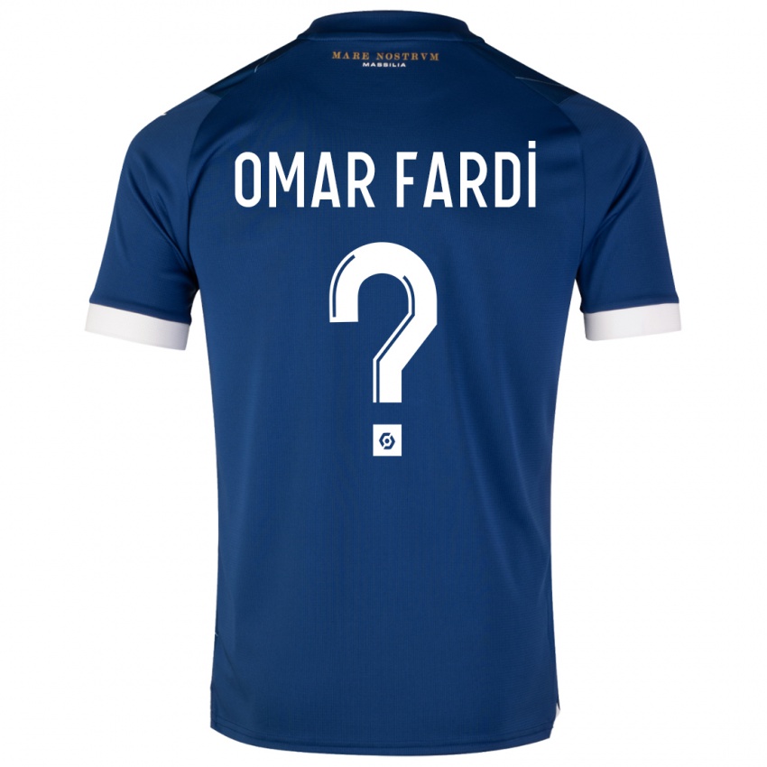 Niño Camiseta El Omar Fardi #0 Azul Oscuro 2ª Equipación 2023/24 La Camisa