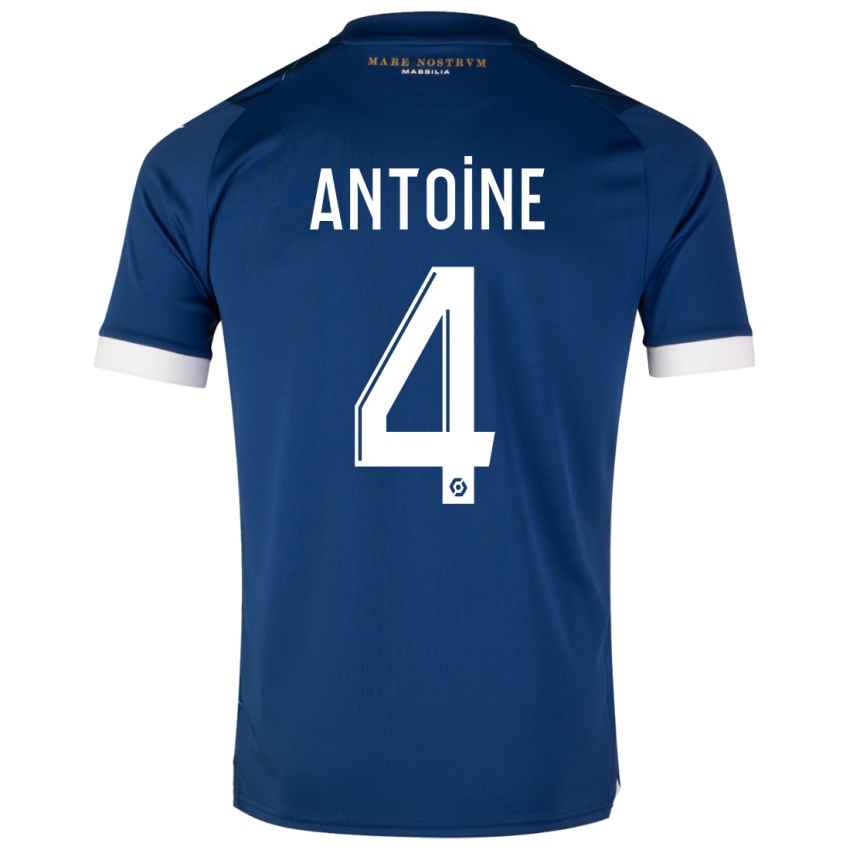 Niño Camiseta Maud Antoine #4 Azul Oscuro 2ª Equipación 2023/24 La Camisa