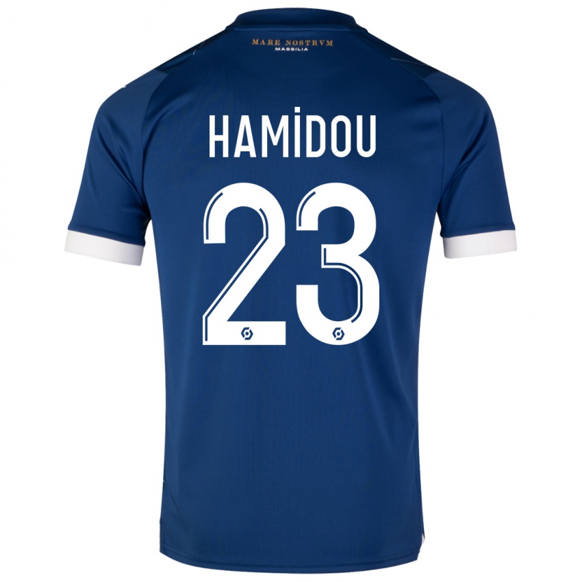 Niño Camiseta Jamila Hamidou #23 Azul Oscuro 2ª Equipación 2023/24 La Camisa