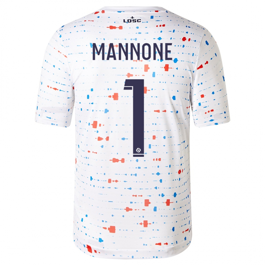 Niño Camiseta Vito Mannone #1 Blanco 2ª Equipación 2023/24 La Camisa