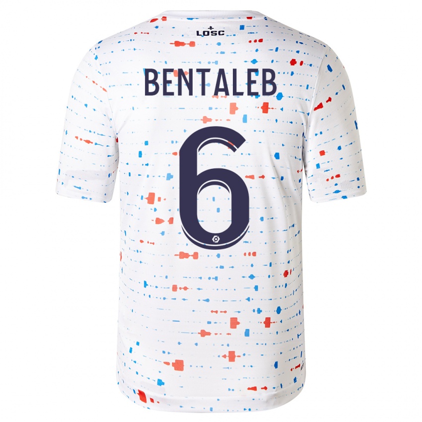 Niño Camiseta Nabil Bentaleb #6 Blanco 2ª Equipación 2023/24 La Camisa