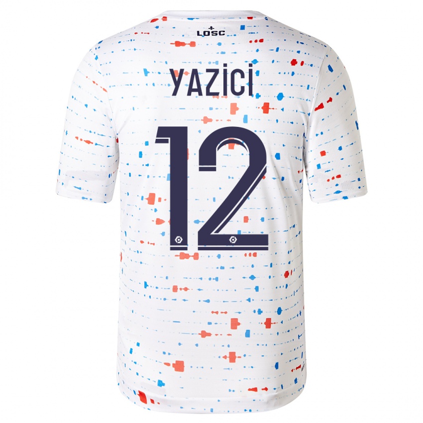 Niño Camiseta Yusuf Yazici #12 Blanco 2ª Equipación 2023/24 La Camisa