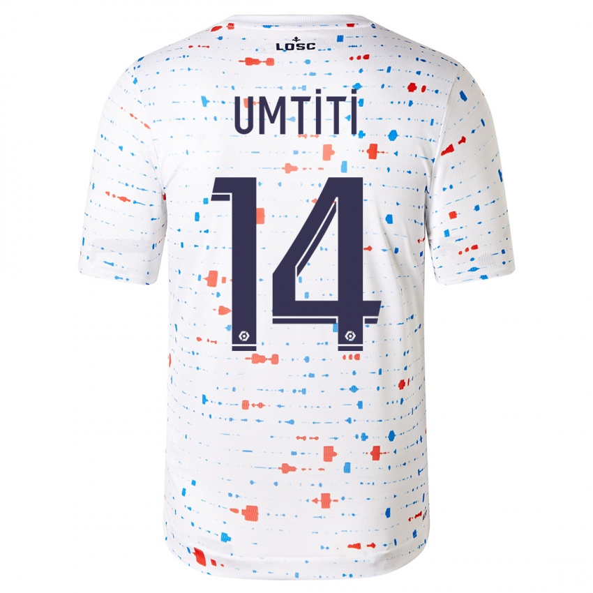 Niño Camiseta Samuel Umtiti #14 Blanco 2ª Equipación 2023/24 La Camisa