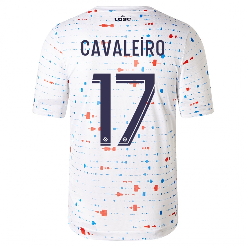 Niño Camiseta Ivan Cavaleiro #17 Blanco 2ª Equipación 2023/24 La Camisa