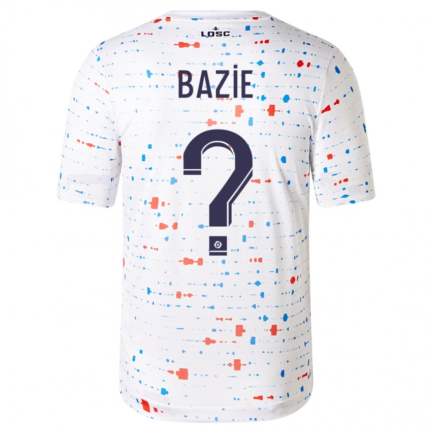 Niño Camiseta Joffrey Bazie #0 Blanco 2ª Equipación 2023/24 La Camisa