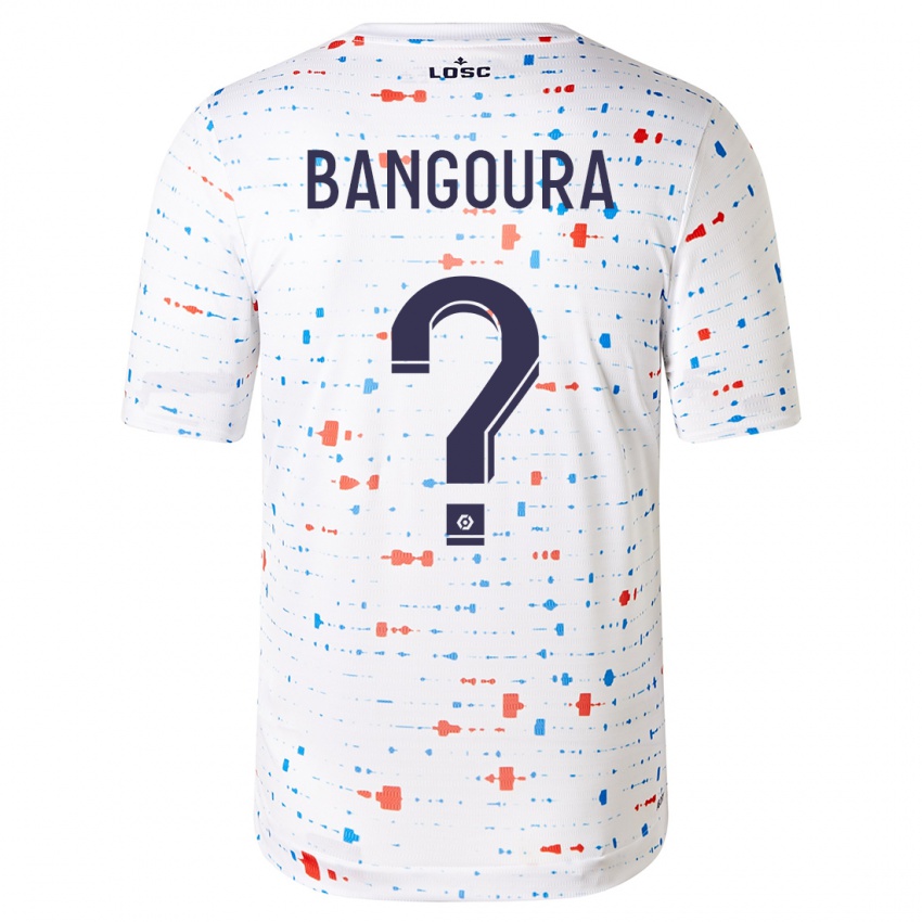 Niño Camiseta Abdoulaye Zakha Bangoura #0 Blanco 2ª Equipación 2023/24 La Camisa