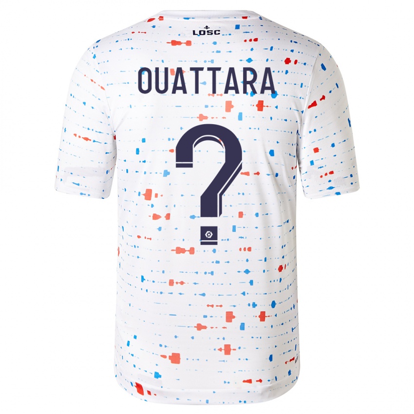 Niño Camiseta Fadiga Ouattara #0 Blanco 2ª Equipación 2023/24 La Camisa