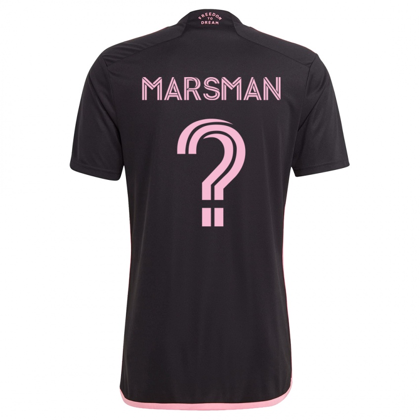 Niño Camiseta Nick Marsman #0 Negro 2ª Equipación 2023/24 La Camisa