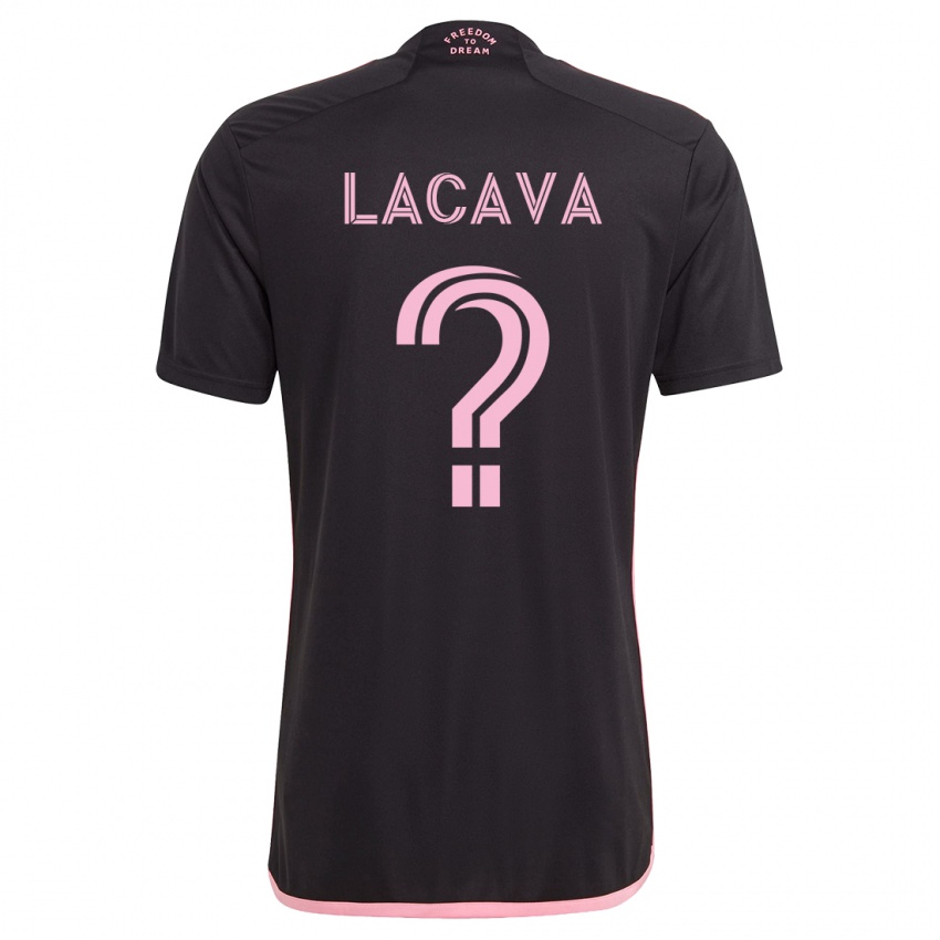 Niño Camiseta Jake Lacava #0 Negro 2ª Equipación 2023/24 La Camisa