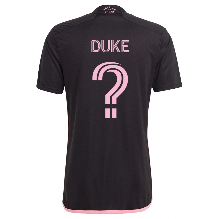 Niño Camiseta Bryce Duke #0 Negro 2ª Equipación 2023/24 La Camisa