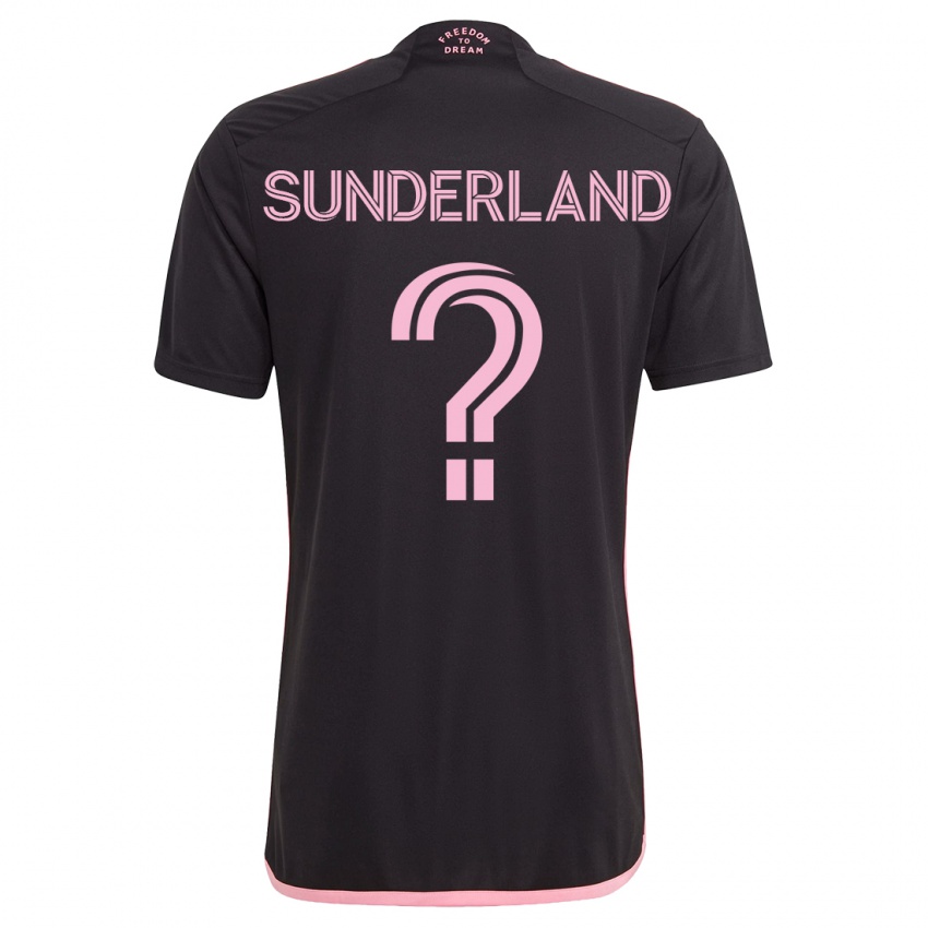 Niño Camiseta Lawson Sunderland #0 Negro 2ª Equipación 2023/24 La Camisa