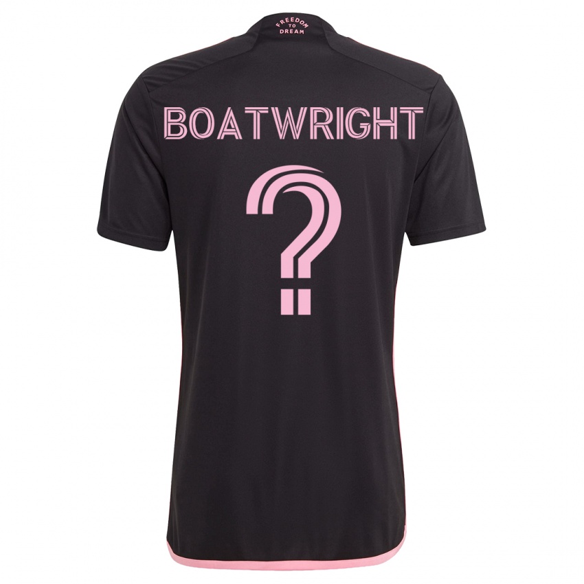 Niño Camiseta Israel Boatwright #0 Negro 2ª Equipación 2023/24 La Camisa