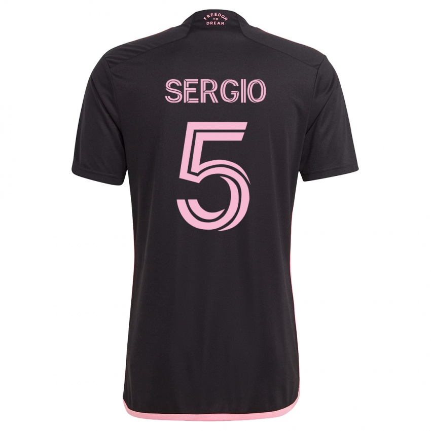 Niño Camiseta Sergio Busquets #5 Negro 2ª Equipación 2023/24 La Camisa