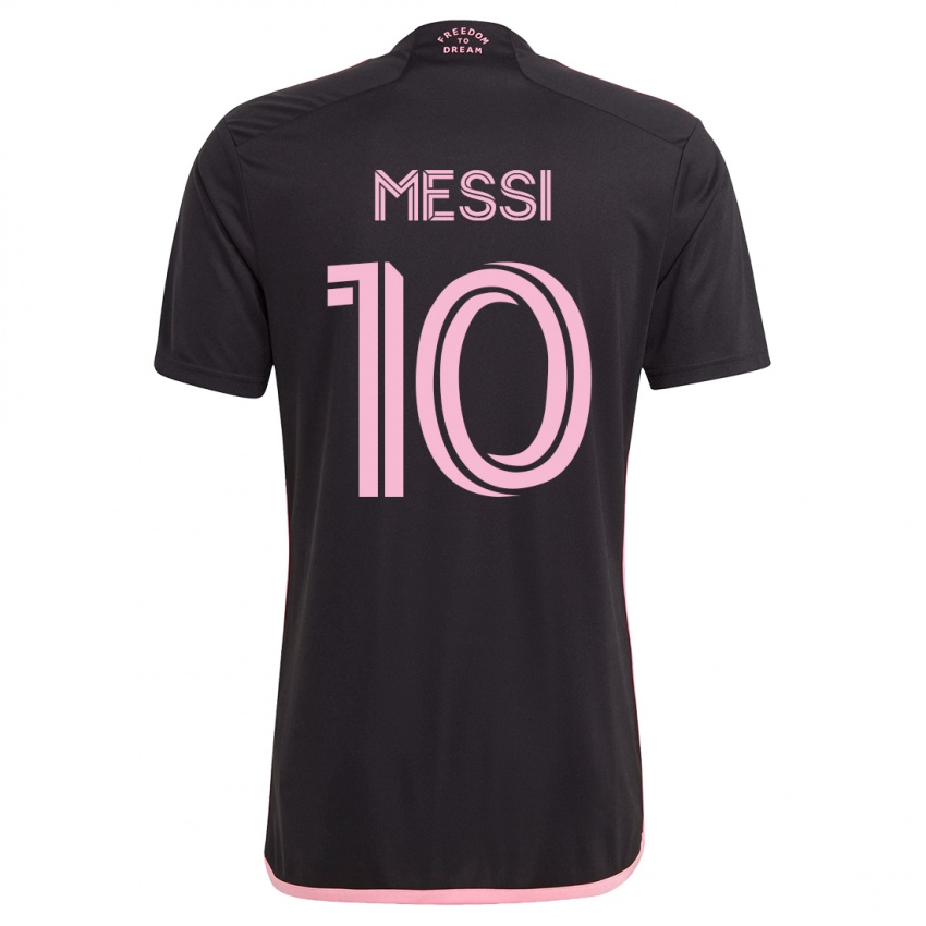 Niño Camiseta Lionel Messi #10 Negro 2ª Equipación 2023/24 La Camisa